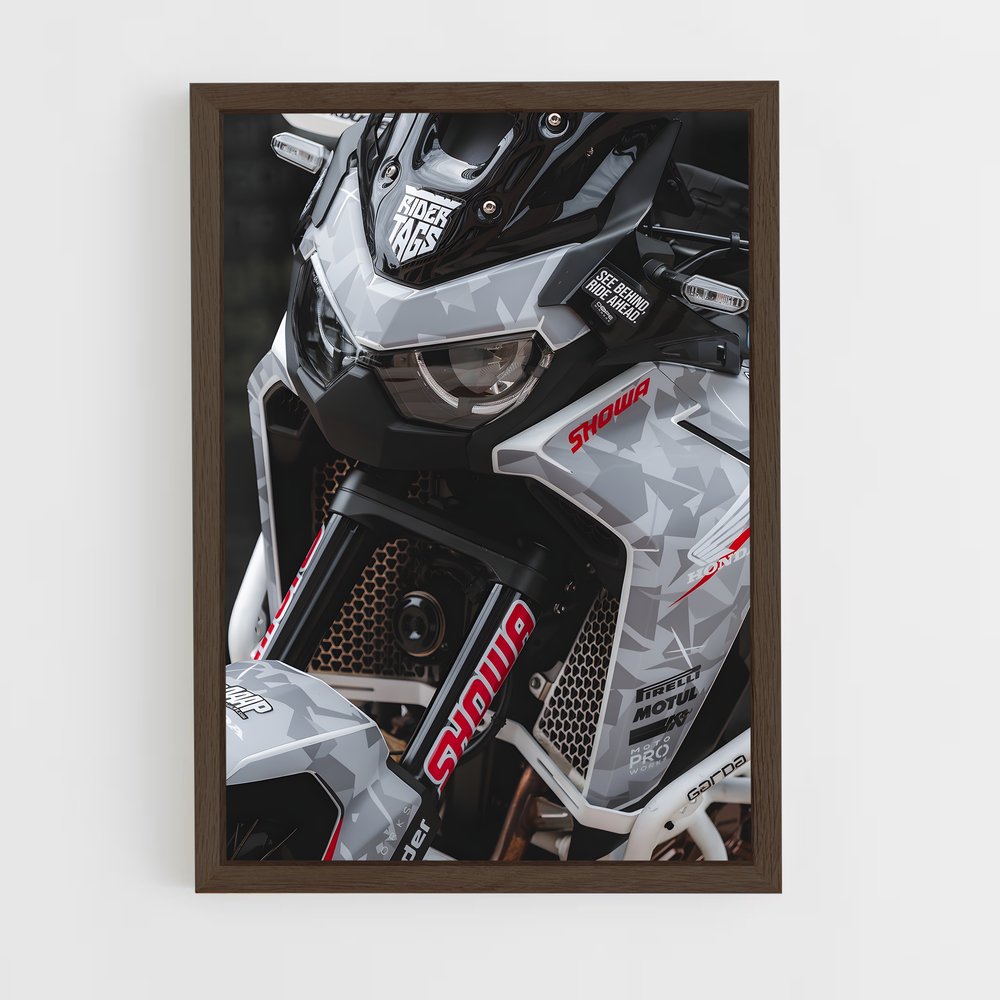Poster L'Aventurière de l'Asphalte – affiche Honda Moto (vue 5)